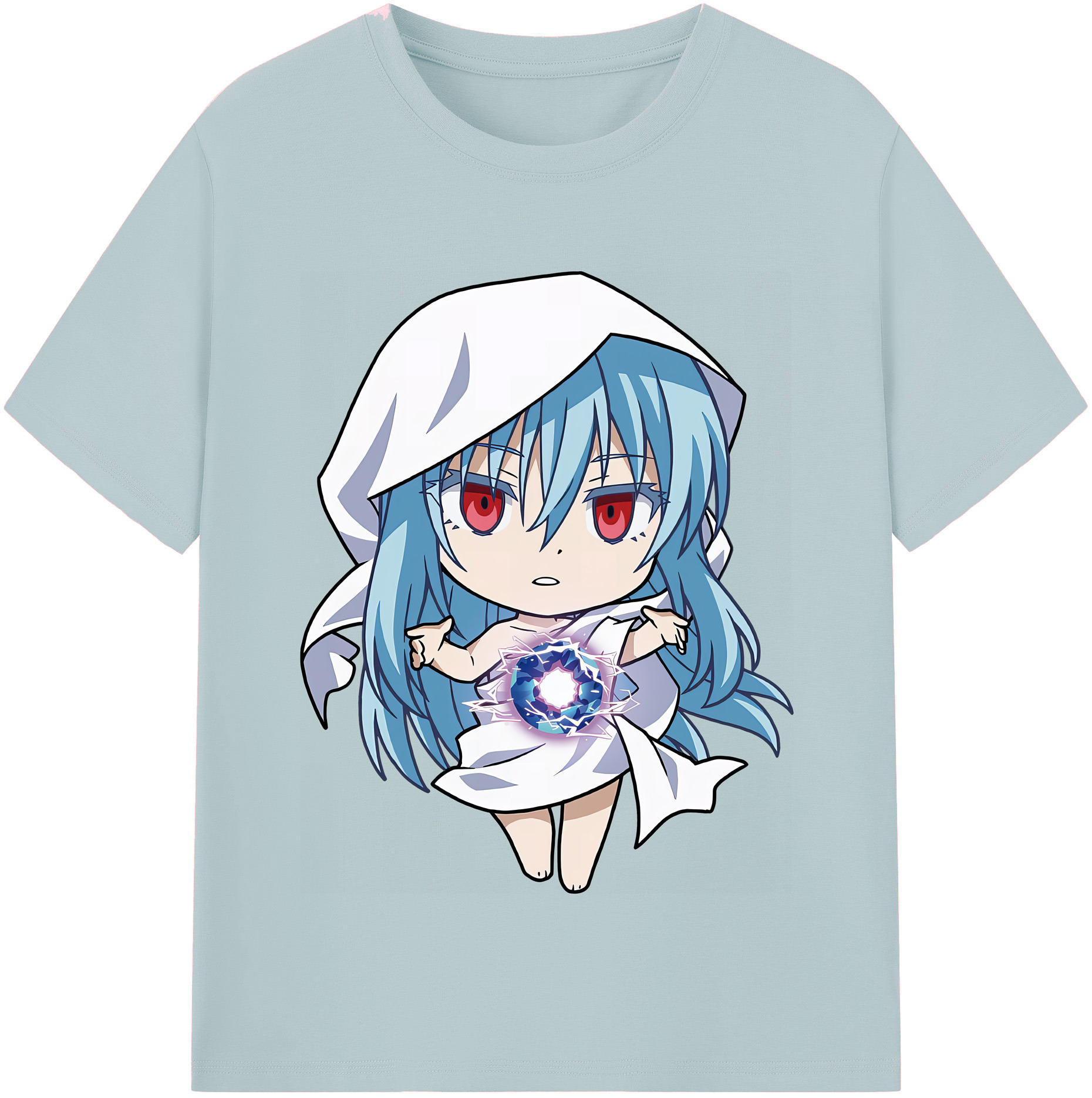 （画像用） 転スラ Regarding Reincarnated to Slime 綿100％半袖Tシャツ（フロントプリント）